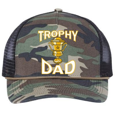 Trophy Dad Retro Rope Trucker Hat Cap