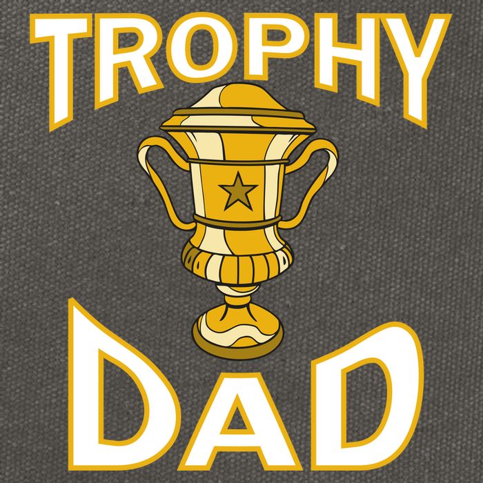 Trophy Dad Cotton Canvas Backpack