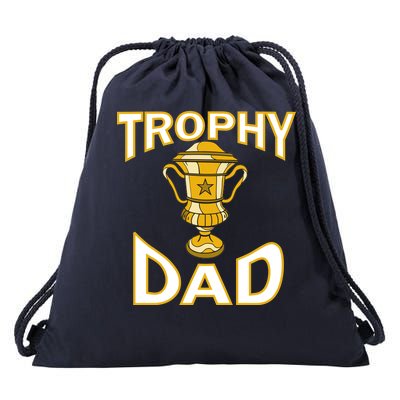 Trophy Dad Drawstring Bag