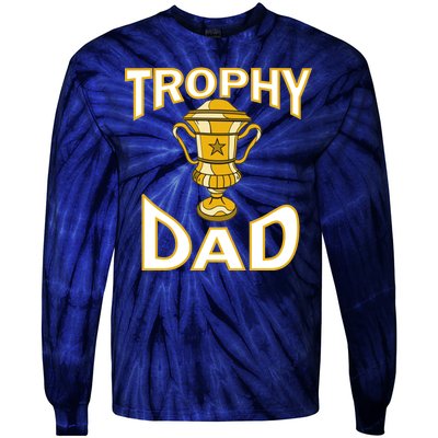 Trophy Dad Tie-Dye Long Sleeve Shirt