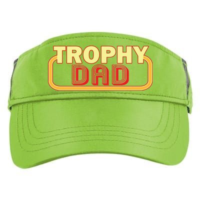 Trophy Dad Funny Retro Adult Drive Performance Visor