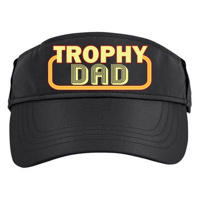 Trophy Dad Funny Retro Adult Drive Performance Visor