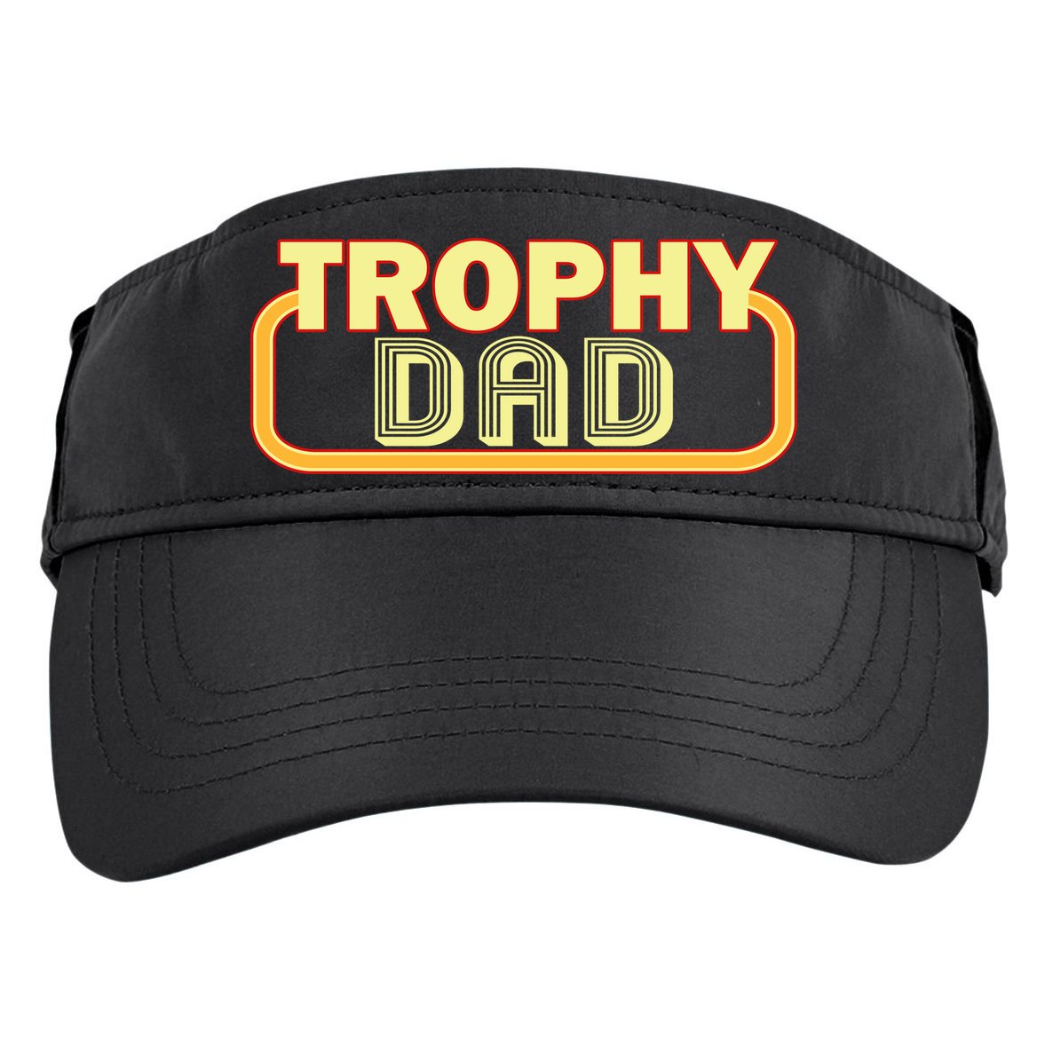 Trophy Dad Funny Retro Adult Drive Performance Visor
