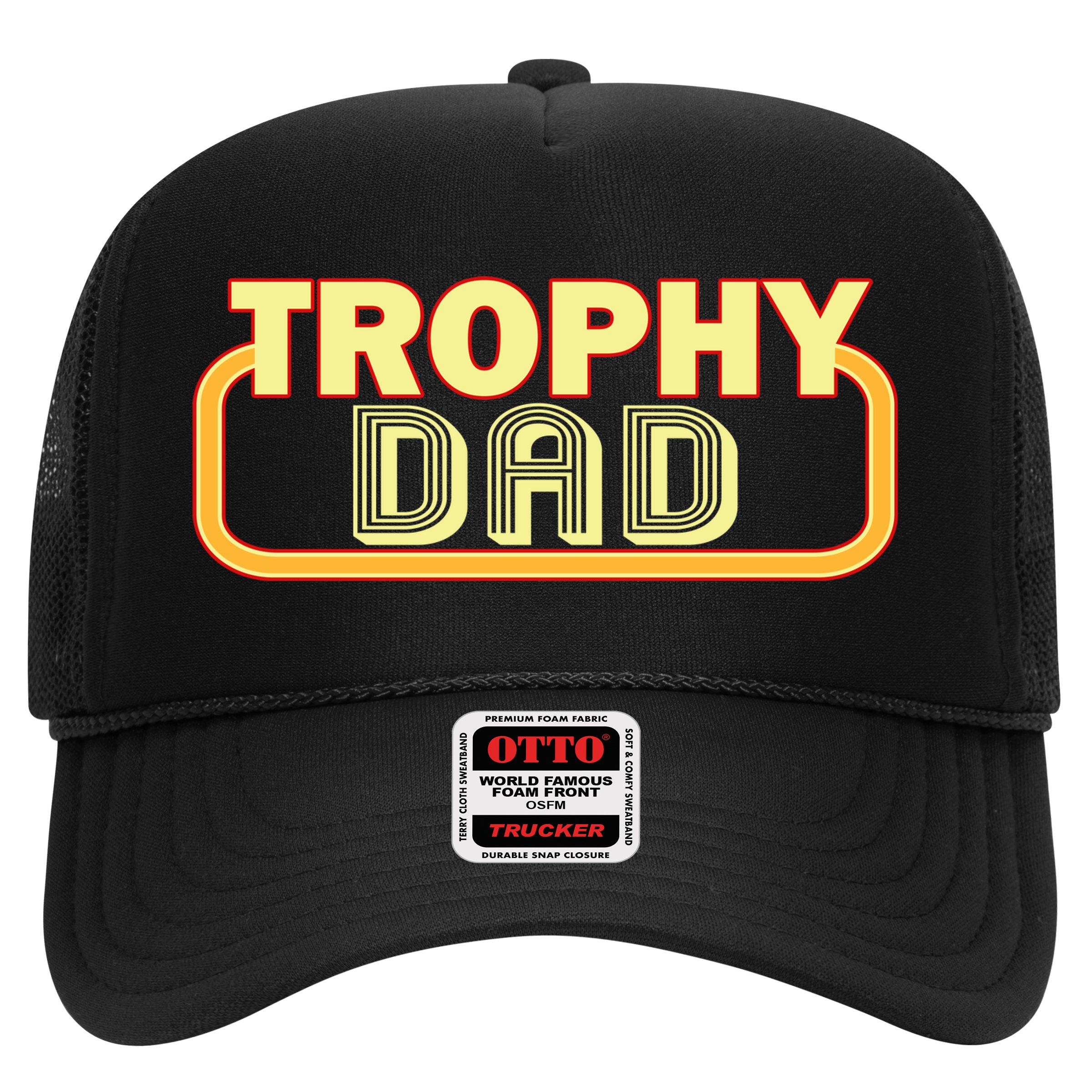 Trophy Dad Funny Retro Hat