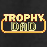 Trophy Dad Funny Retro Golf Towel