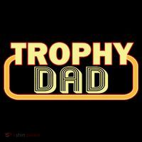 Trophy Dad Funny Retro Wool Snapback Cap