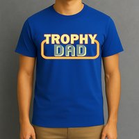 Trophy Dad Funny Retro T-Shirt