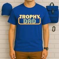 Trophy Dad Funny Retro T-Shirt