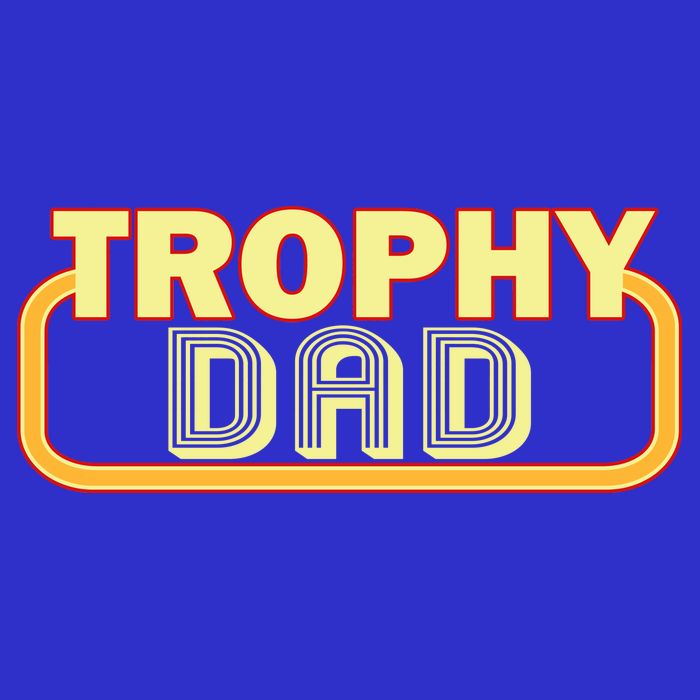 Trophy Dad Funny Retro Tall T-Shirt