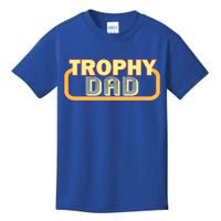 Trophy Dad Funny Retro Kids T-Shirt