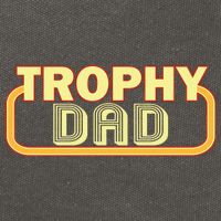 Trophy Dad Funny Retro Cotton Canvas Backpack