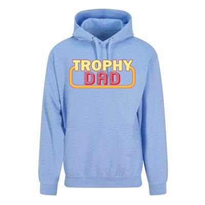 Trophy Dad Funny Retro Unisex Surf Hoodie