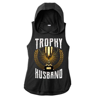 Trophy Husband Ladies PosiCharge Tri-Blend Wicking Draft Hoodie Tank