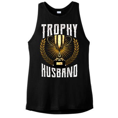 Trophy Husband Ladies PosiCharge Tri-Blend Wicking Tank