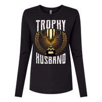 Trophy Husband Womens Cotton Relaxed Long Sleeve T-Shirt