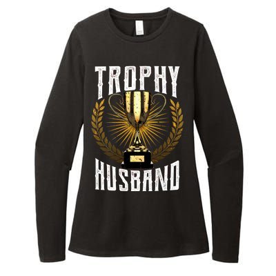 Trophy Husband Womens CVC Long Sleeve Shirt