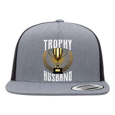 Trophy Husband Flat Bill Trucker Hat