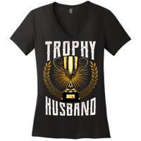 Trophy Husband Women's V-Neck T-Shirt