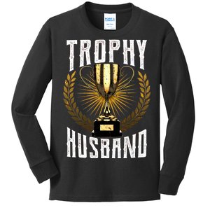 Trophy Husband Kids Long Sleeve Shirt