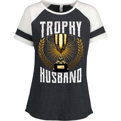 Trophy Husband Enza Ladies Jersey Colorblock Tee