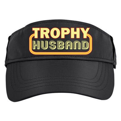 Trophy Husband Funny Retro Adult Drive Performance Visor