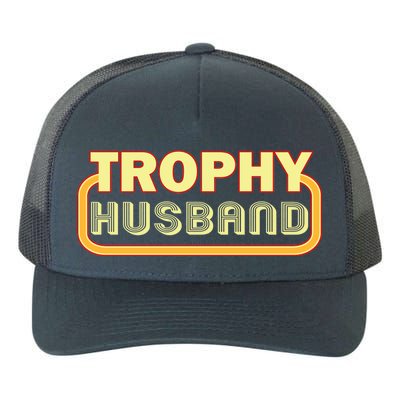 Trophy Husband Funny Retro Yupoong Adult 5-Panel Trucker Hat