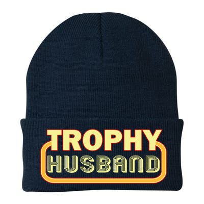 Trophy Husband Funny Retro Beanie