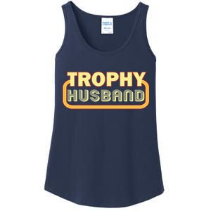 Trophy Husband Funny Retro Ladies Essential Tank