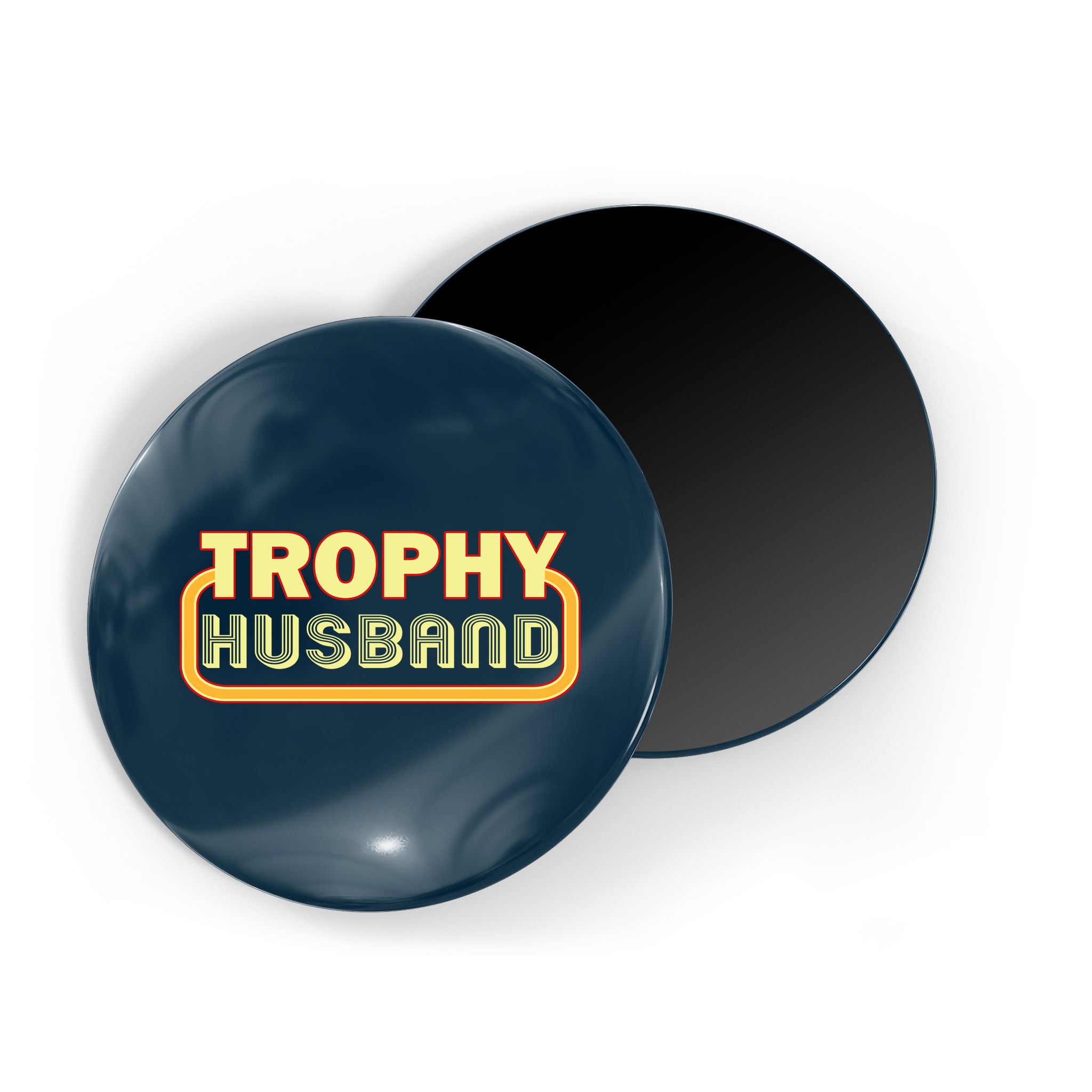 Trophy Husband Funny Retro Magnet