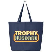 Trophy Husband Funny Retro 25L Jumbo Tote