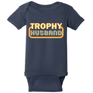 Trophy Husband Funny Retro Baby Bodysuit