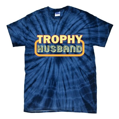 Trophy Husband Funny Retro Tie-Dye T-Shirt