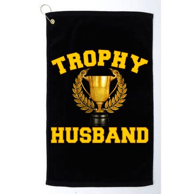 Trophy Husband World's Best Husband Golf Towel