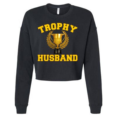 Trophy Husband World's Best Husband Cropped Pullover Crew