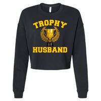 Trophy Husband World's Best Husband Cropped Pullover Crew