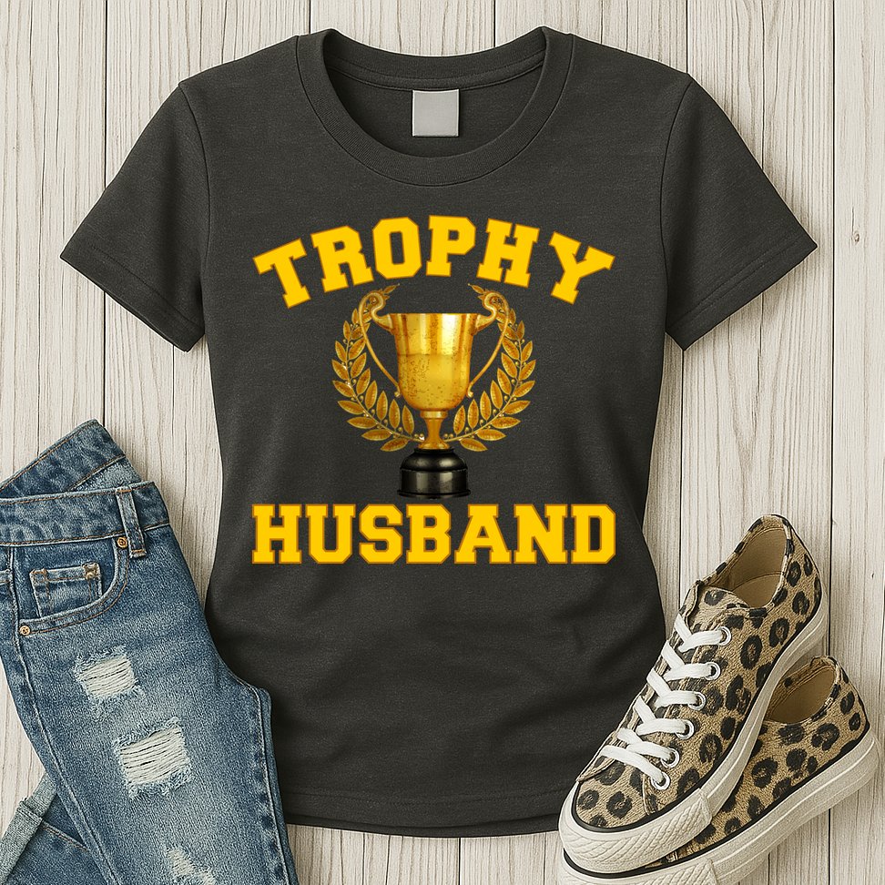 Trophy Husband World's Best Husband Womens T-Shirt