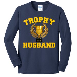 Trophy Husband World's Best Husband Kids Long Sleeve Shirt