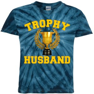 Trophy Husband World's Best Husband Kids Tie-Dye T-Shirt