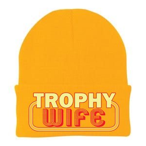 Trophy Mom Funny Retro Knit Cap Winter Beanie