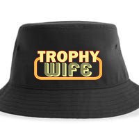 Trophy Mom Funny Retro Sustainable Bucket Hat