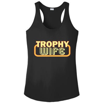 Trophy Mom Funny Retro Ladies PosiCharge Competitor Racerback Tank