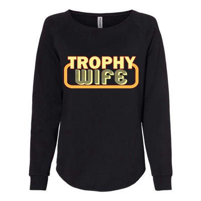 Trophy Mom Funny Retro Womens California Wash Sweatshirt