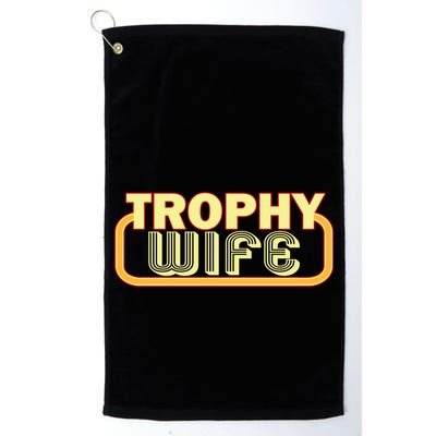 Trophy Mom Funny Retro Golf Towel