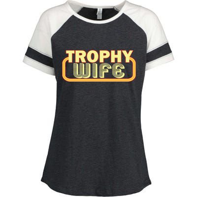 Trophy Mom Funny Retro Enza Ladies Jersey Colorblock Tee