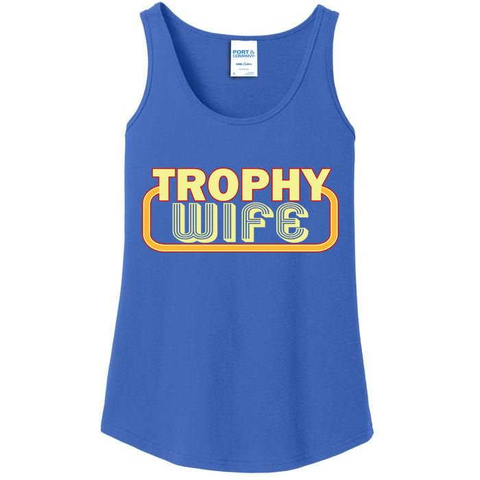 Trophy Mom Funny Retro Ladies Essential Tank