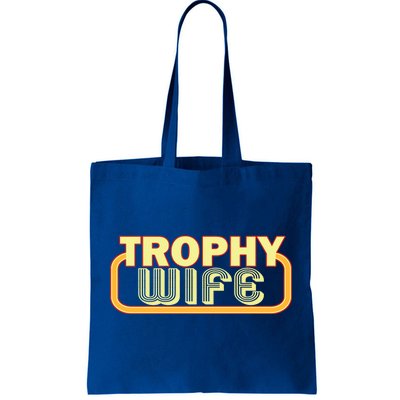 Trophy Mom Funny Retro Tote Bag