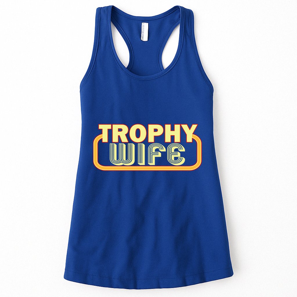 Trophy Mom Funny Retro Womens Tank Top