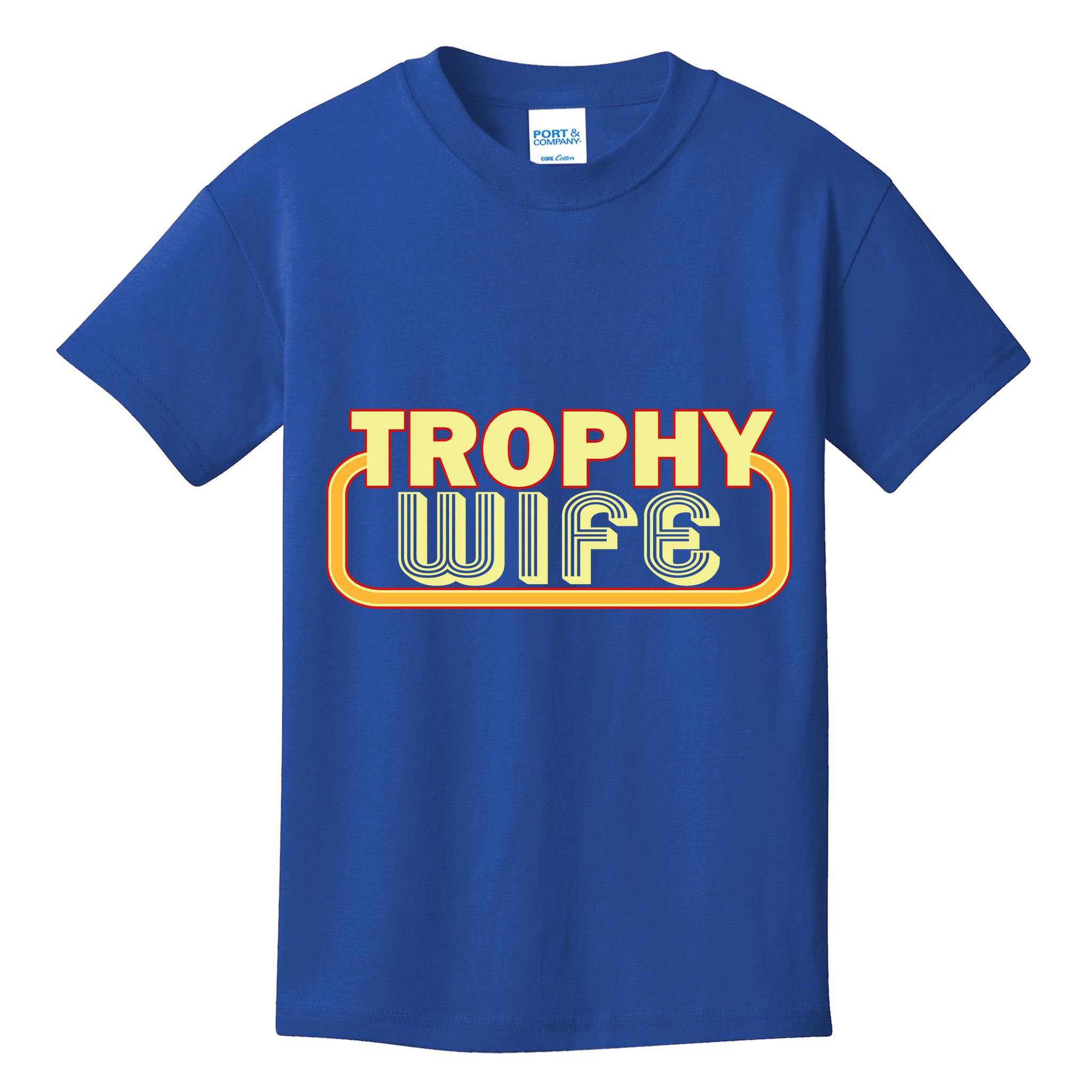 Trophy Mom Funny Retro Kids T-Shirt