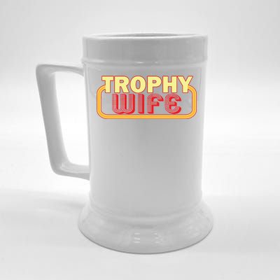 Trophy Mom Funny Retro Beer Stein