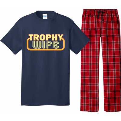 Trophy Wife Funny Retro Pajama Set